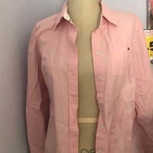 Pink button up